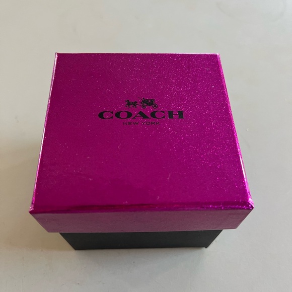 New Coach silver logo 3 bangle set - Picture 3 of 3